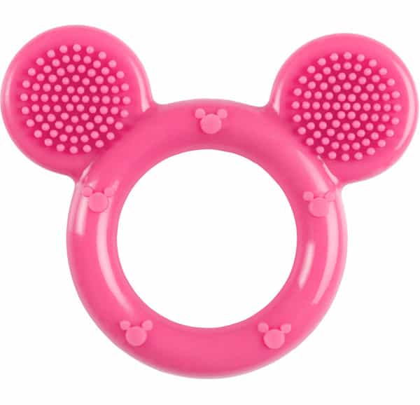 Beebaby Infant Soft Silicone Bristles Teether (100% Bpa Free) (Bristles - Pink)