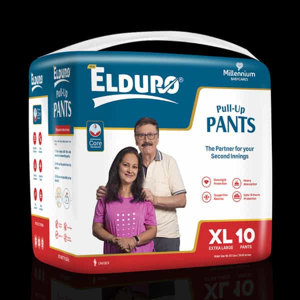 Elduro Premium Range Unisex Adult Pullup Pant Diaper ( Pack Of 1 | X-Large | 10 Diaper ) (Pack Of 1)