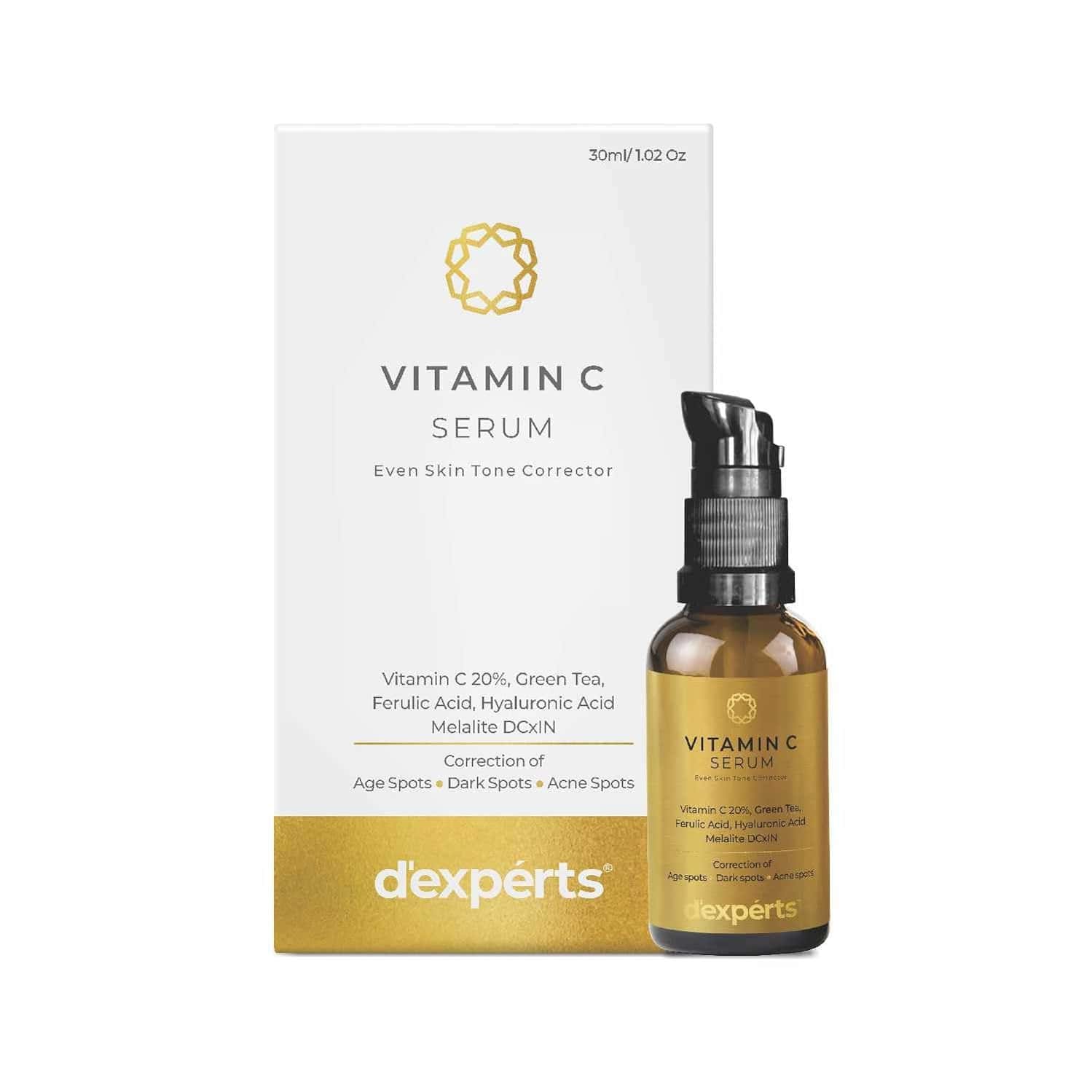 Brinton D'Experts Vitamin C Serum With Green Tea | Ferulic Acid | Hyaluronic Acid 30ml