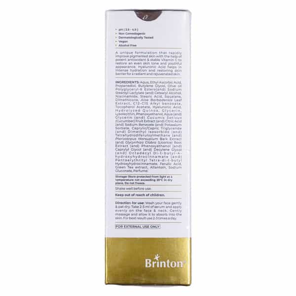 Brinton D'experts Vitamin C Serum With Green Tea | Ferulic Acid | Hyaluronic Acid 30Ml