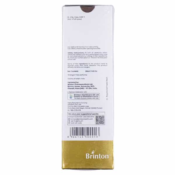 Brinton D'experts Vitamin C Serum With Green Tea | Ferulic Acid | Hyaluronic Acid 30Ml