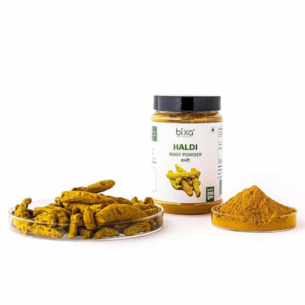 Bixa Botanical Haldi Powder | For Allergy & Infection | Externally Helps To Heal The Wounds(200G)