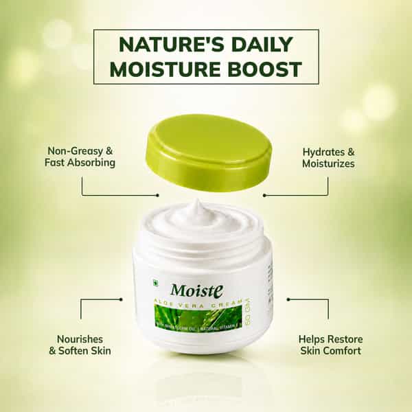 Moiste Aloe Vera Moisturizing Cream - Pack Of 2