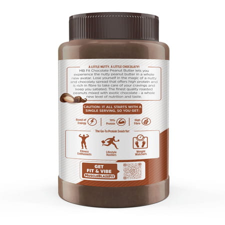 Muscleblaze Chocolate Peanut Butter | Creamy | High Protein | Energy Booster | 1 Kg