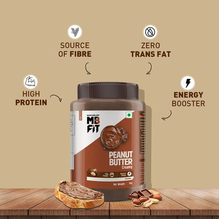 Muscleblaze Chocolate Peanut Butter | Creamy | High Protein | Energy Booster | 1 Kg