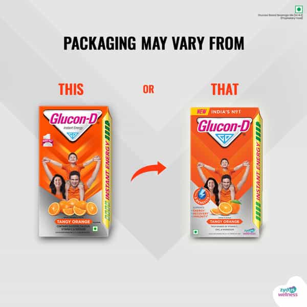Glucon-D Tangy Orange Flavour Box 1Kg (Free Glocon-D Orange 250 Gm Worth Rs 120)