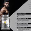 Muscleblaze Biozyme Iso - Zero | Low Carb | 100 Pure Whey Protein Isolate (Cookies & Cream | 1 Kg)