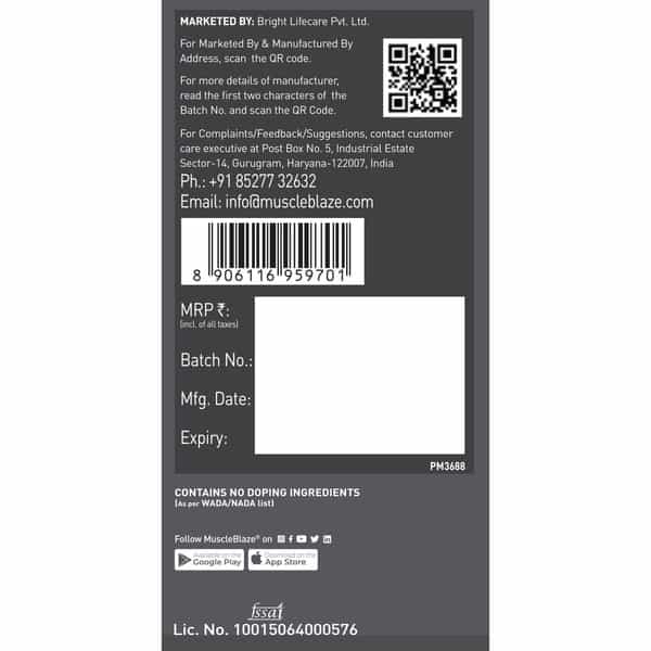 Muscleblaze Biozyme Iso - Zero | Low Carb | 100 Pure Whey Protein Isolate (Cookies & Cream | 1 Kg)