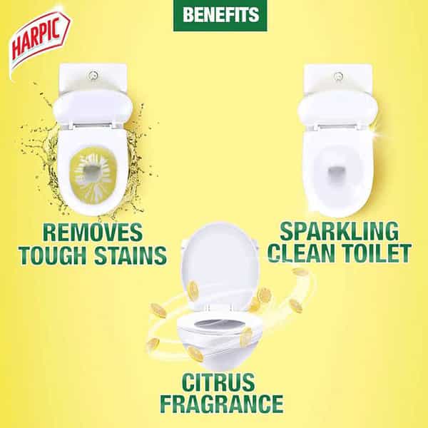 Harpic Naturofresh Citrus Toilet Cleaner  Bottle Of 500 Ml