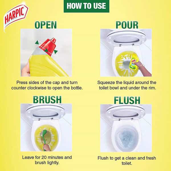 Harpic Naturofresh Citrus Toilet Cleaner  Bottle Of 500 Ml
