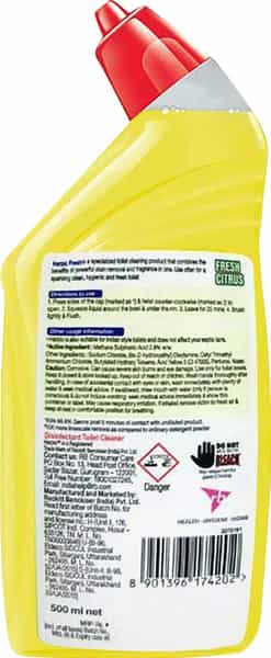 Harpic Naturofresh Citrus Toilet Cleaner  Bottle Of 500 Ml