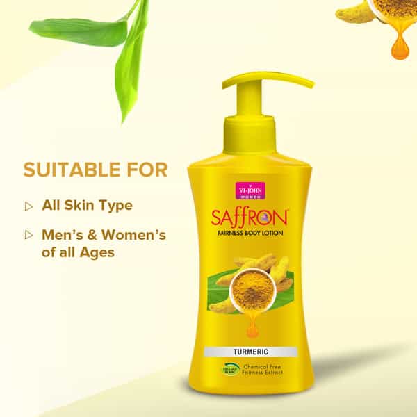 Vi-John Body Lotion Combo - Red Apple|Aloevera|Cocoa Butter|Milk Almond|Rose|Turmeric | 250Ml Each