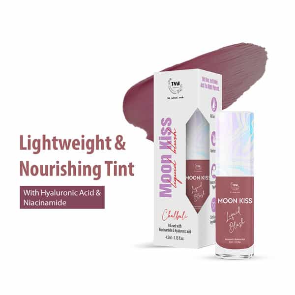 Tnw The Natural Wash Moon Kiss Liquid Blush Chulbuli | Natural Dewy Glow 4.5 Ml