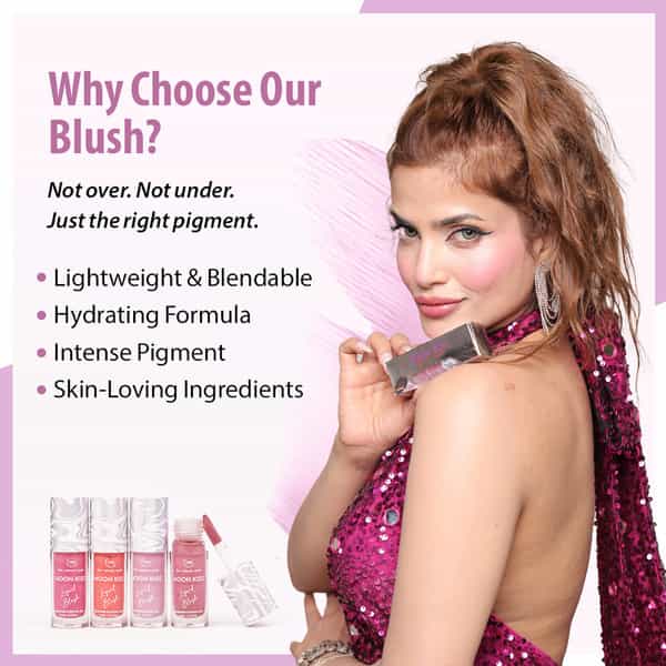 Tnw The Natural Wash Moon Kiss Liquid Blush Chulbuli | Natural Dewy Glow 4.5 Ml