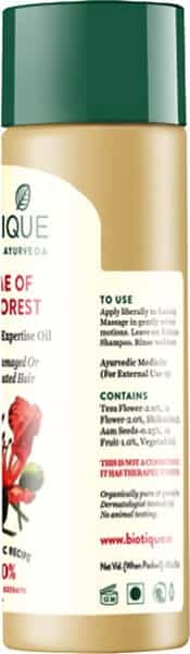 Biotique Bio Flame Of The Forest Fresh Shine Expertise Oil 120 Ml