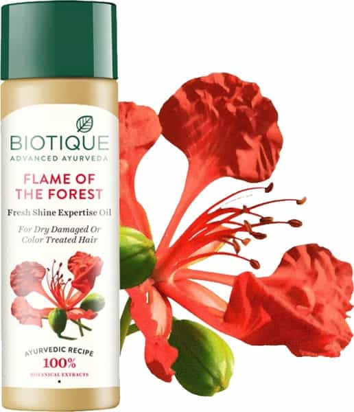 Biotique Bio Flame Of The Forest Fresh Shine Expertise Oil 120 Ml