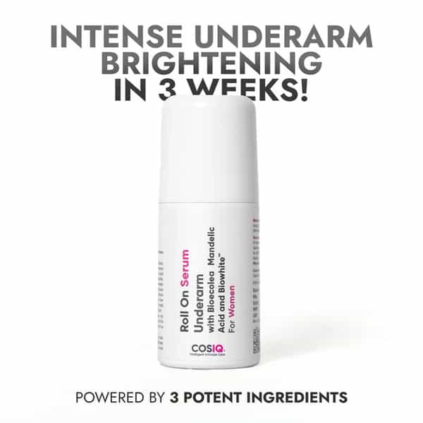 Cos-Iq Brightening Underarm Roll On Serum For Women 40 Ml
