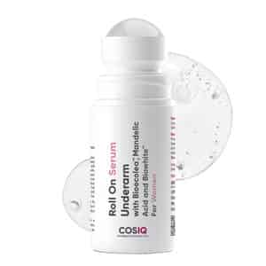 Cos-iq Brightening Underarm Roll-on Serum For Women | With Bioecolea | Mandelic Acid & Biowhite 40ml