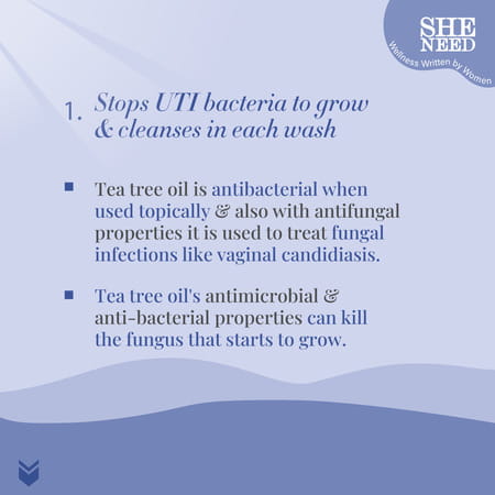 Sheneed Uti Relief Feminine Intimate Wash|Protects Against Uti | Yeast Infection | & Itching |100ml