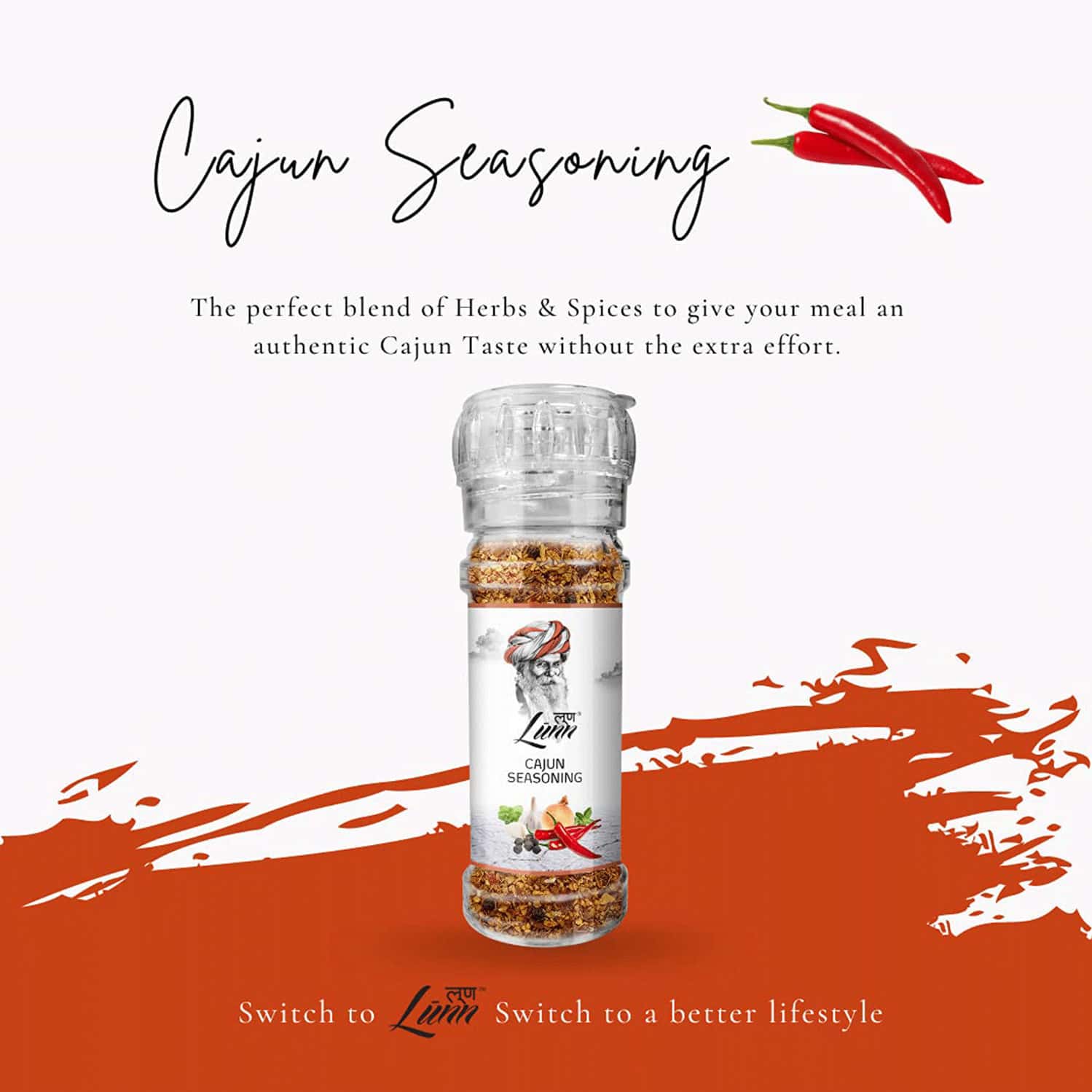 Buy LUNN CAJUN SEASONING (GRINDER) 55 G Online & Get Upto 60 OFF at