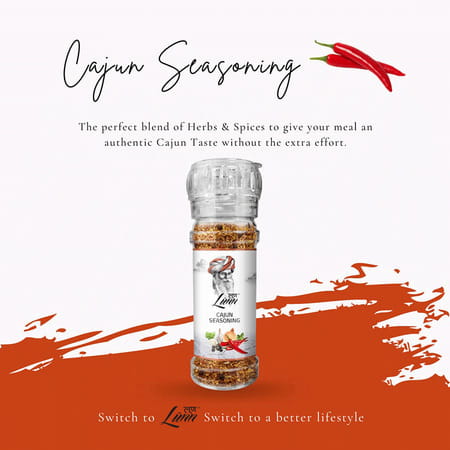 Lunn Cajun Seasoning (Grinder) 55 G