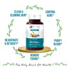 Bliss Welness Skin Detox For Anti Acne Pimple Control Toxins Removal Supplement - 60 Veg Tablets