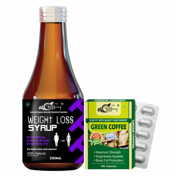 Weight Loss Syrup & Green Coffee - 100% Ayurvedic (200Ml+10Capsules)