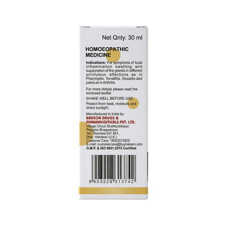 Bakson Homoeopathy V6 Drops | Inflammation |For Veterinary Use | 30 Ml