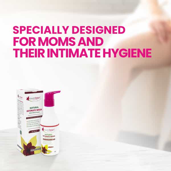 Everteen Witch Hazel Natural Intimate Wash For Intimate Hygiene In Moms 2 Packs (210Ml Each)