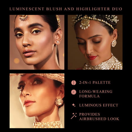 Manish Malhotra Beauty By Myglamm Blush Highlighter Duo-Stellar Spell