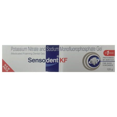 Sensodent Kf Medicated Foaming Dental Gel 125gm