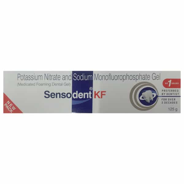 Sensodent Kf | Medicated Foaming Dental Gel 125 Gm