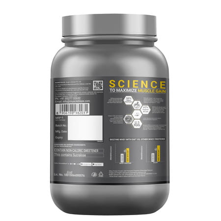 Muscleblaze Biozyme Performance Whey Protein Powder | Rocky Road Fudge (1kg) | 25g Protein