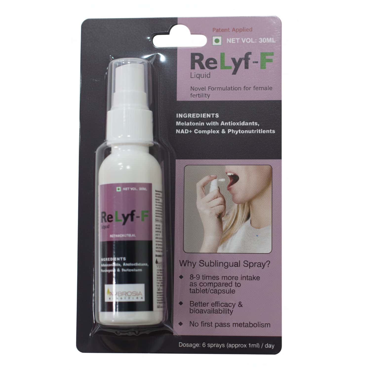 Ambrosia Nutrition Relyf F | 30ml