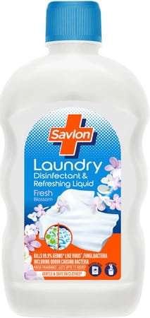 Savlon Laundry Disinfectant & Refreshing Liquid 500ml After Detergent Wash Safe On Clothes