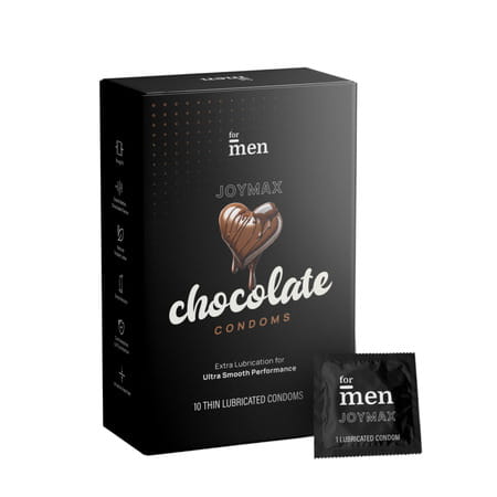 Formen Joymax Dotted & Lubricated Chocolate Flavour Box Of 10 Condoms