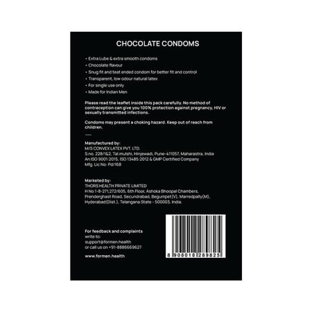 Formen Joymax Dotted & Lubricated Chocolate Flavour Box Of 10 Condoms