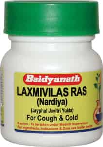 Baidyanath Asli Ayurved Laxmivilas Ras (nardiya) 20 Tablets (pack Of 3)