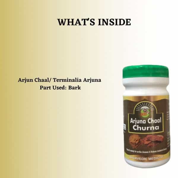 Hass Arjun Chaal Churna|For Healthy Heart Cholesterol & Diabetes (4X100 Gm)