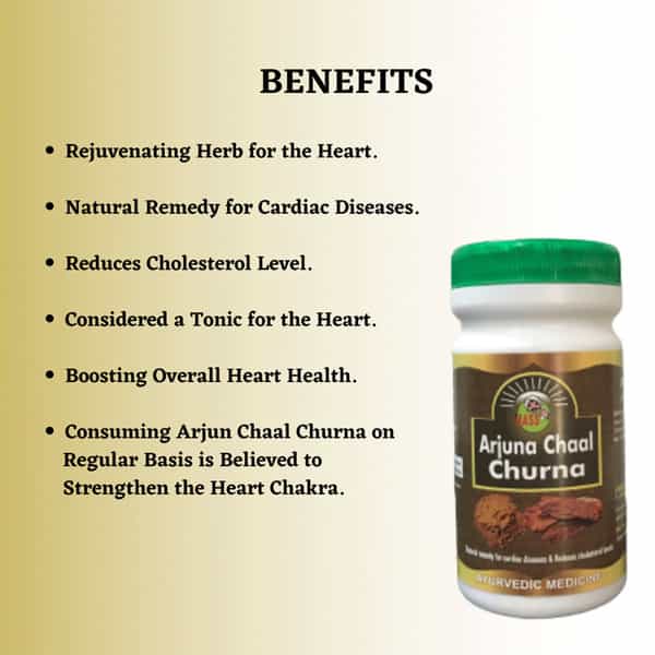 Hass Arjun Chaal Churna|For Healthy Heart Cholesterol & Diabetes (4X100 Gm)
