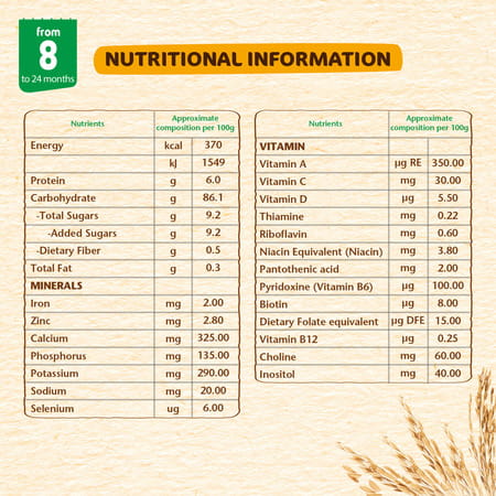 Nestle Nestum Infant Cereal (8 Months-24 Months) Rice Vegetable - 300 G