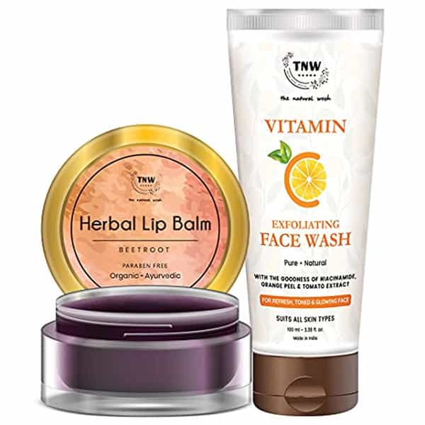 Tnw The Natural Wash Vitamin C Exfoliating Face Wash And Lip Balm