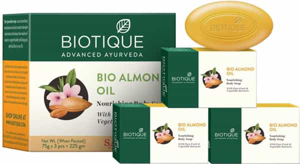 Biotique Bio Almond Oil Nourishing Body Cleanser (75Gm X 3)