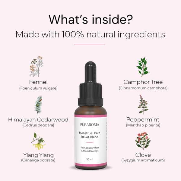 Puraroma Menstrual Pain Relief Blend - 30 Ml