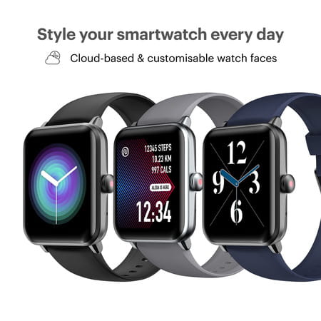 Noise Colorfit Pro 3 Assist Smart Watch (Jet Black)