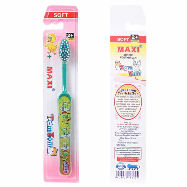 Maxi Tomtom Junior Toothbrush (Pack Of 12)
