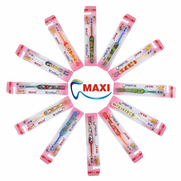 Maxi Tomtom Junior Toothbrush (Pack Of 12)