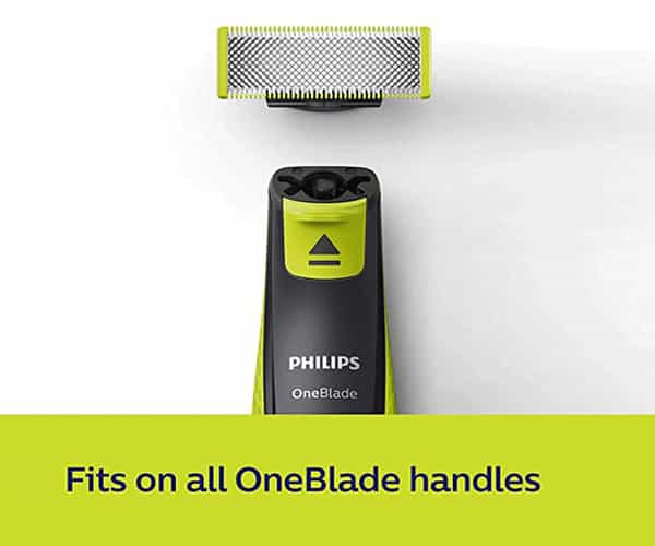 Philips Qp220/51 Oneblade Replaceable Blade Pack Including 2 Replaceable Blades (Lime)