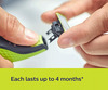 Philips Qp220/51 Oneblade Replaceable Blade Pack Including 2 Replaceable Blades (Lime)