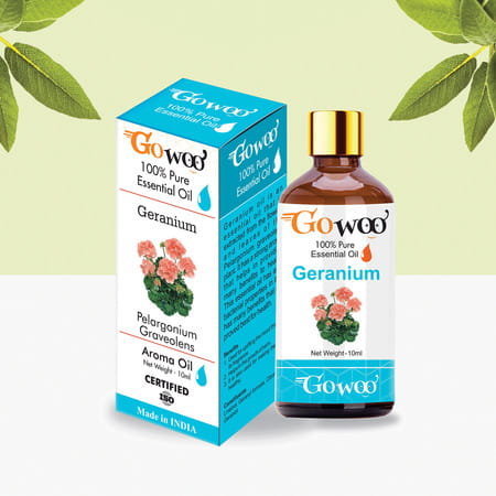 Go Woo 100% Pure Geranium Oil 10 Ml